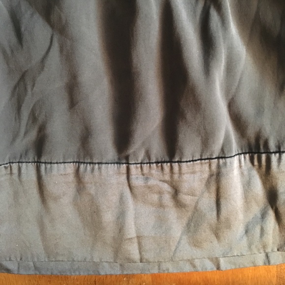 MARTIN + OSA Grey Gray Silk Camisole Ruffle Trim - Picture 4 of 4